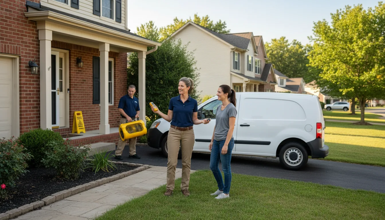 Residential water damage restoration in Glenford, NY